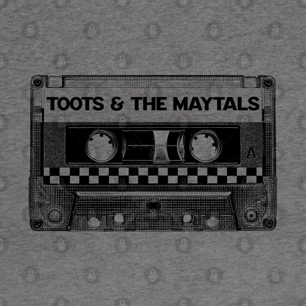 Toots & The Maytals - Retro Cassette Tape (Black) by Eye Floaters